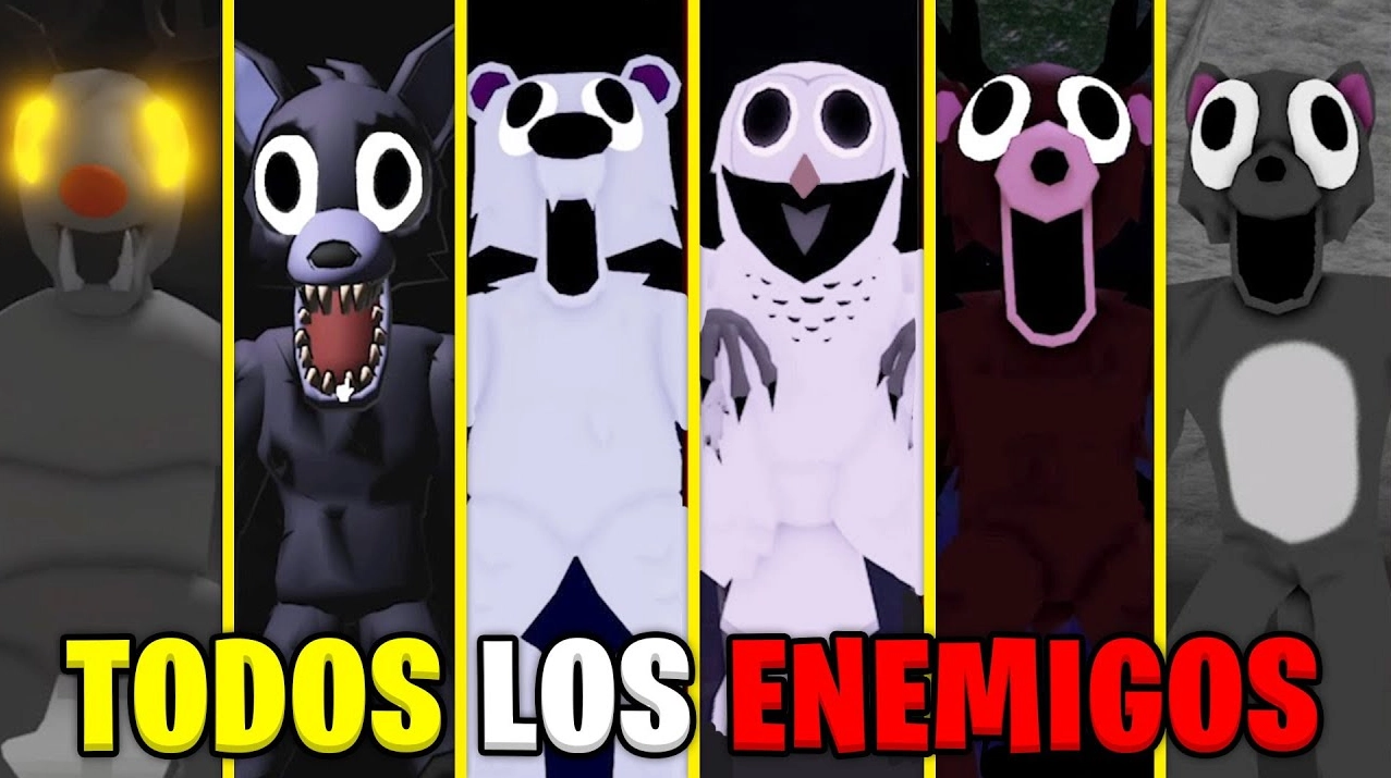 Todos los enemigos de 99 noches en el bosque